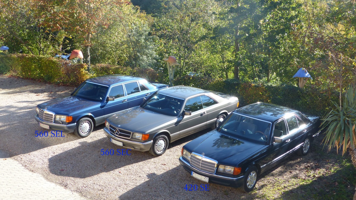Mercedes Facelift S-Klasse W222 erinnert an die legendären 560 SEL der Baureihe W126 aus den 80iger jahren