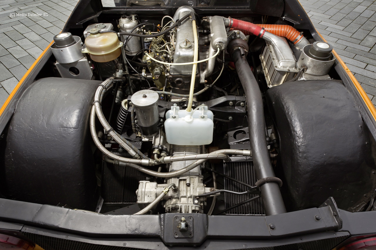 Mercedes C111-II mit dem OM617 Turbodiesel