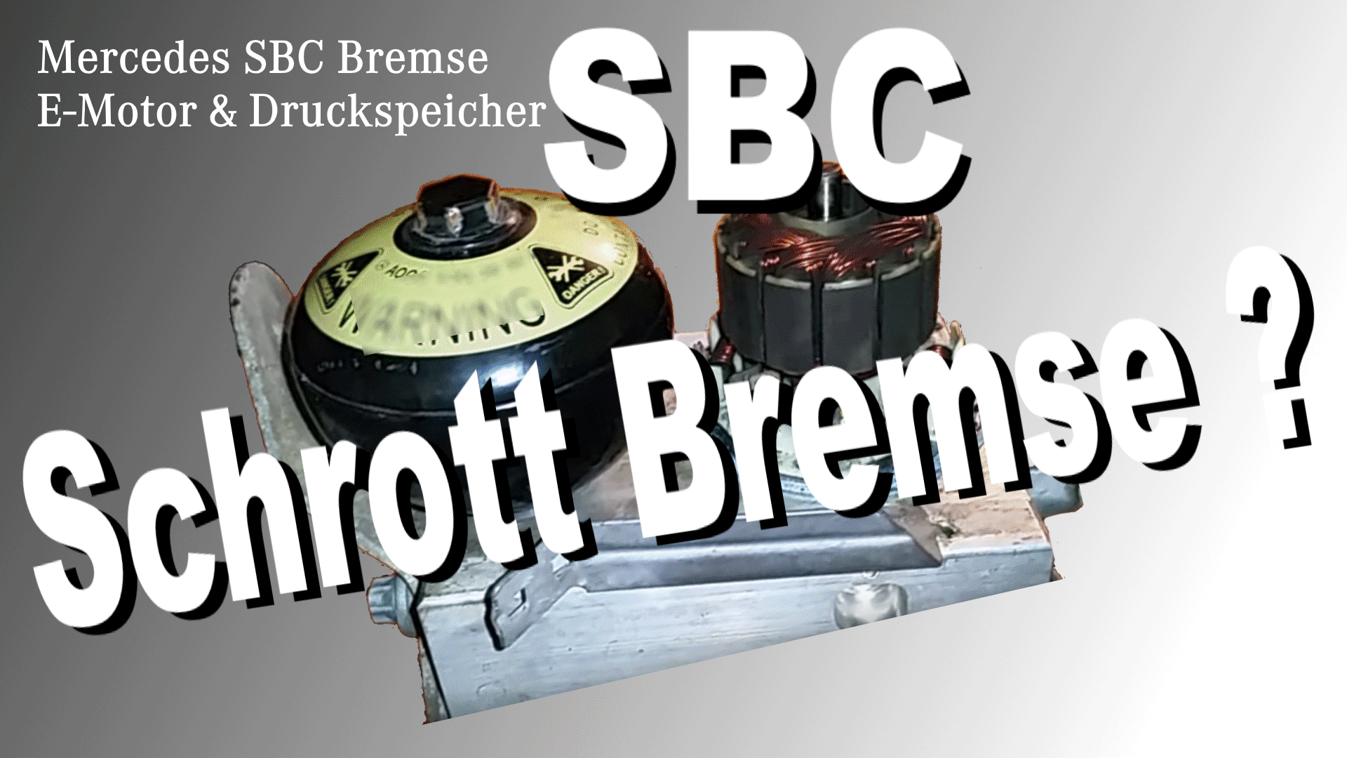 Die Mercedes SBC Bremse (Sensoric Brake Control) Probleme und Lösungen -  Der Mercedes Benz Youngtimer Blog